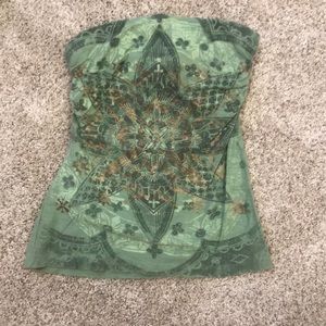 Vanity strapless shirt